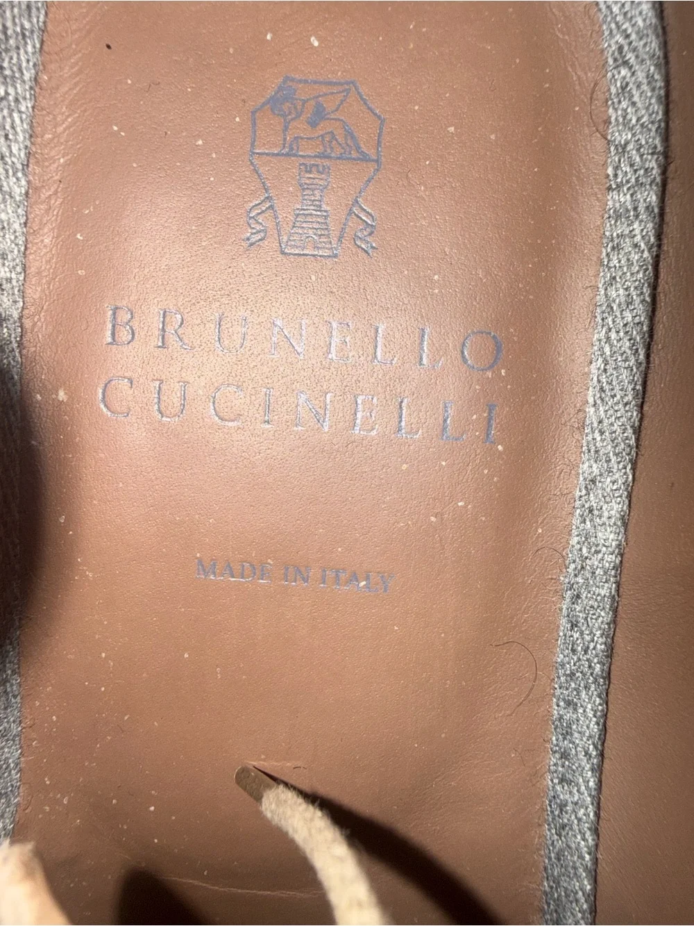 Brunello Cucinelli refined suede
